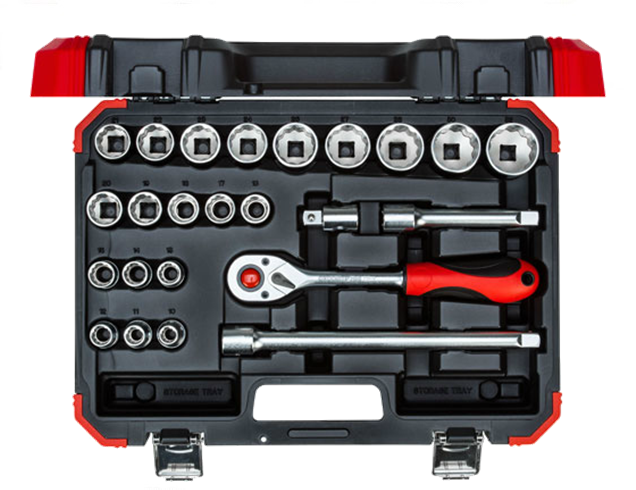 bo khau gedore red r69013024, gedore red socket set r69013024