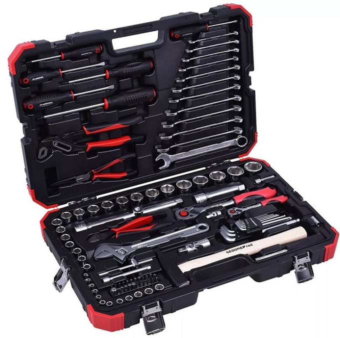 bo khau gedore red r46003100, gedore red socket set r46003100