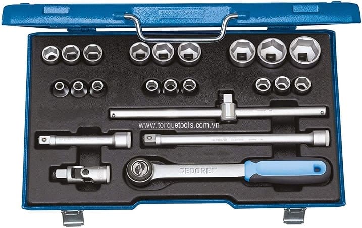 Bo Khau Gedore  19 EMU-3, Gedore socket set  19 EMU-3