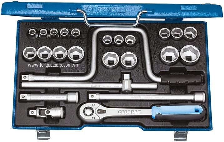 Bo Khau Gedore 19 TMU-10, Gedore socket set 19 TMU-10