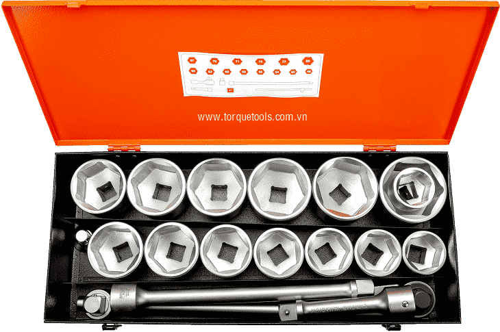 Bộ khẩu Bahco 9540MBL, Bahco socket set 9540MBL