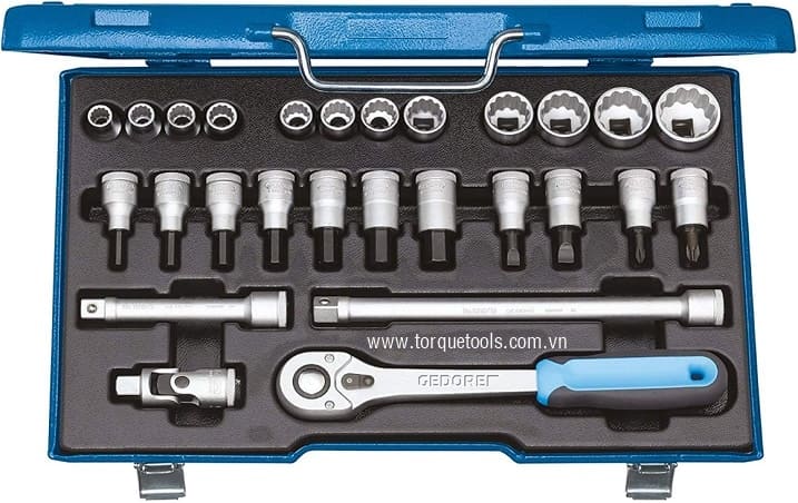 Bo Khau Gedore D 19 IMU-10, Gedore socket set D 19 IMU-10