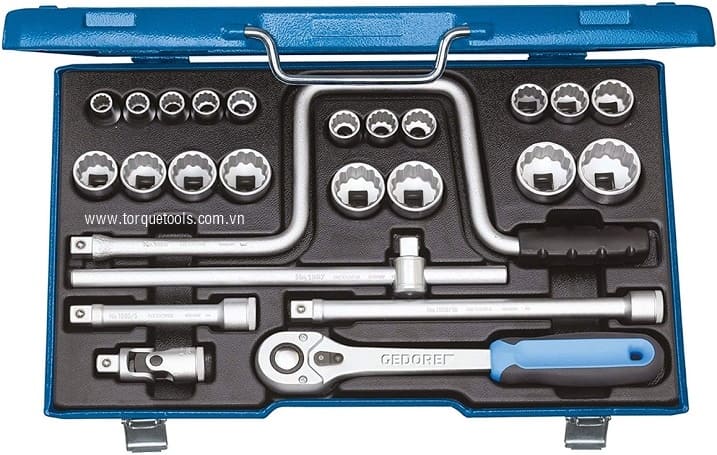 Bo Khau Gedore D 19 TMU-10, Gedore socket set D 19 TMU-10