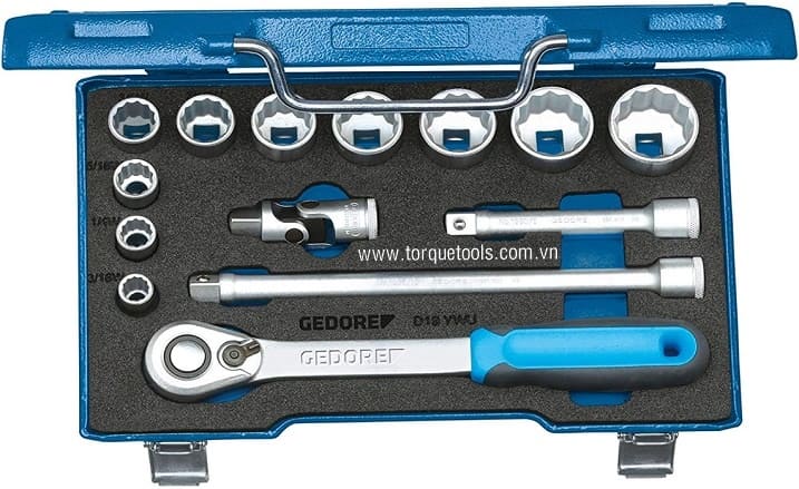 Bo Khau Gedore D 19 YWU-20, Gedore socket set D 19 YWU-20