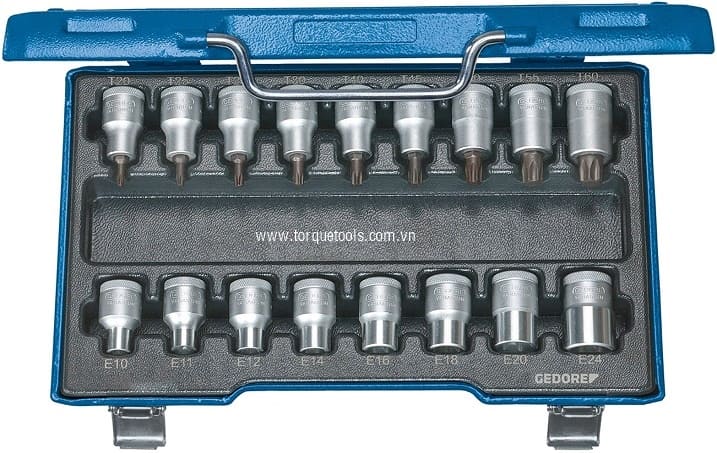 Bo Khau Gedore TTX 19 TX-017, Gedore socket set ITX 19 TX-017