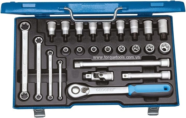 Bo Khau Gedore ITX 19 TXU-20, Gedore socket set ITX 19 TXU-20
