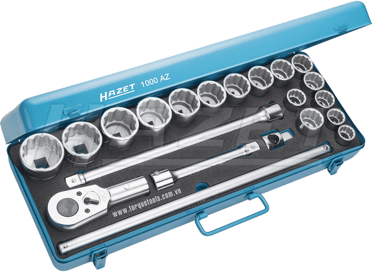 bo khau hazet 1000AZ,  hazet socket set 1000AZ
