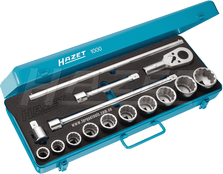 bo khau hazet 1000Z,  hazet socket set 1000Z