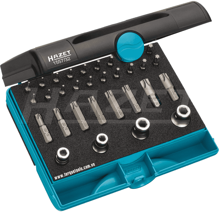 bo khau hazet 1557/32, hazet socket set 1557/32