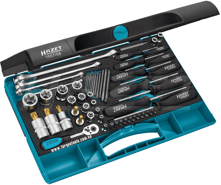 bo khau hazet 1557/38, hazet socket set 1557/38