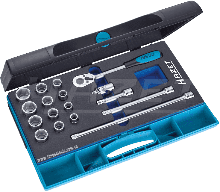 bo khau hazet 880/17, hazet socket set 880/17