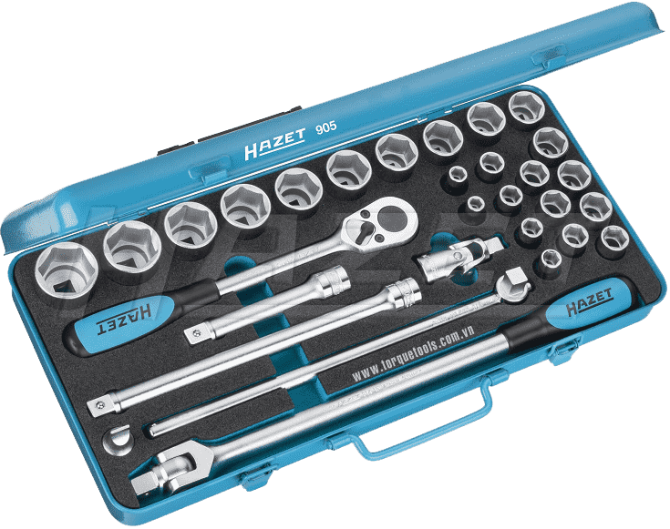 bo khau hazet 905,  hazet socket set 905