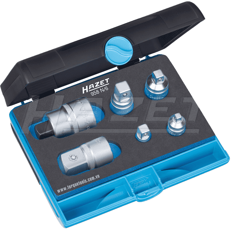 bo khau hazet 958N/6, hazet socket set 958N/6