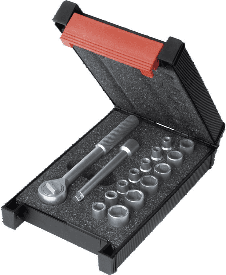 BỘ KHẨU INOX A-MAG 0430001E, A-MAG INOX SOCKET SET 0430001E