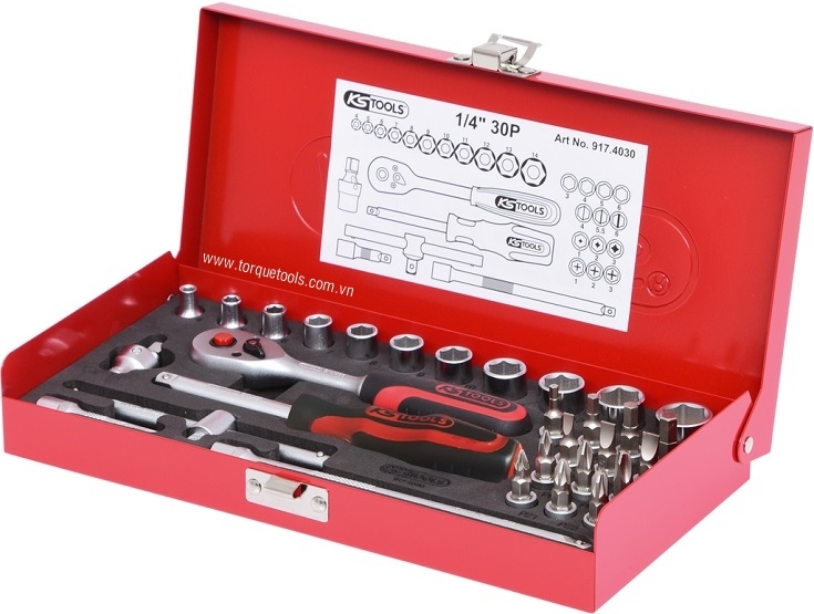 bo khau KS Tools 917.4030, KS Tools socket set 917.4030