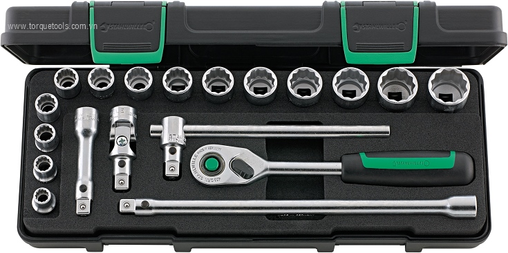 Bộ dụng cụ Stahlwille 45/14/5I QR KN, bộ khẩu Stahlwille 45/14/5I QR KN
