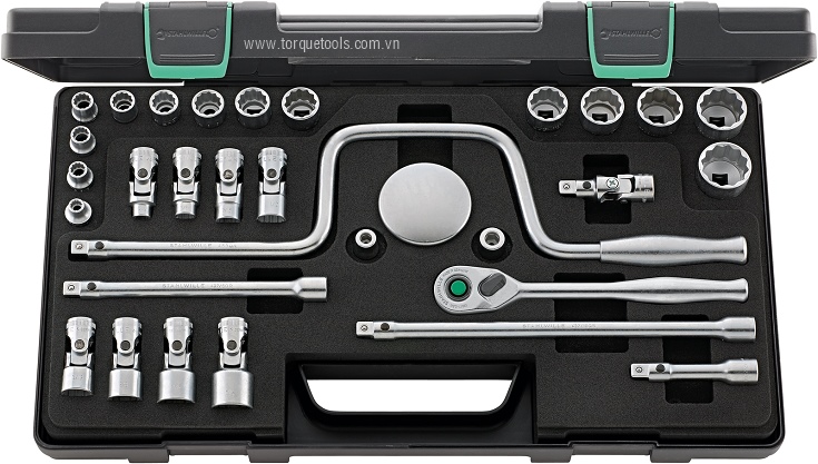 Bộ dụng cụ Stahlwille 45A/22/8QR KN SG, bộ khẩu Stahlwille 45A/22/8QR KN SG