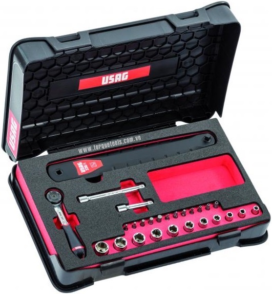 Bộ dụng cụ usag 601 1/4 J34,bộ khẩu usag 601 1/4 J34