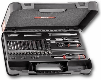 Bộ dụng cụ usag 607 1/4 EA,bộ khẩu usag 607 1/4 EA