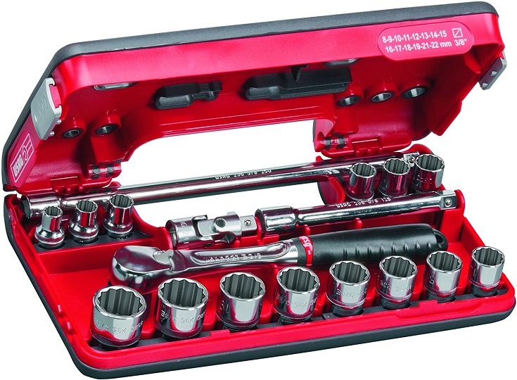 Bộ dụng cụ usag 609 3/8 B,bộ khẩu usag 609 3/8 B