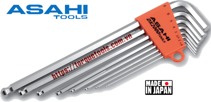 bo luc lang asahi AQKS880, asahi hexagon key wrench AQKS880