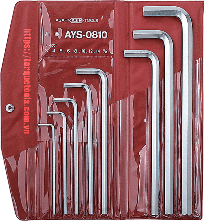 bo luc lang asahi AYS0810 , asahi hexagon key wrench AYS0810