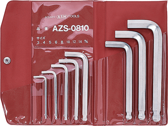 bo luc lang asahi AZS0810 , asahi hexagon key wrench AZS0810 