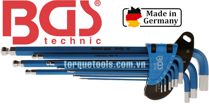 Bộ lục giác BGS 35100 , BGS hexagon key wrench 35100
