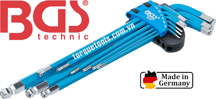 Bộ lục giác BGS 35101 , BGS hexagon key wrench 35101