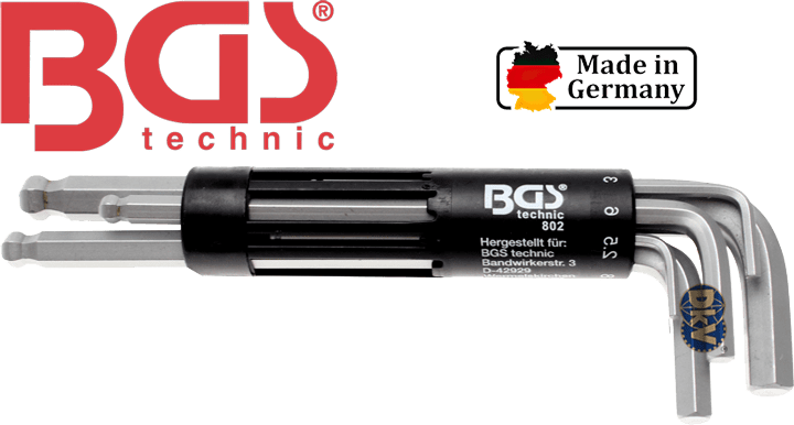 Bộ lục giác BGS 802 , BGS hexagon key wrench 802