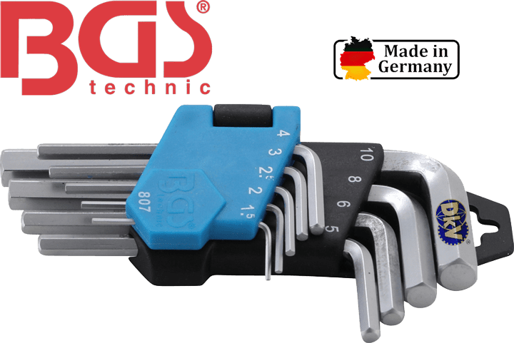 Bộ lục giác BGS 807 , BGS hexagon key wrench 807 