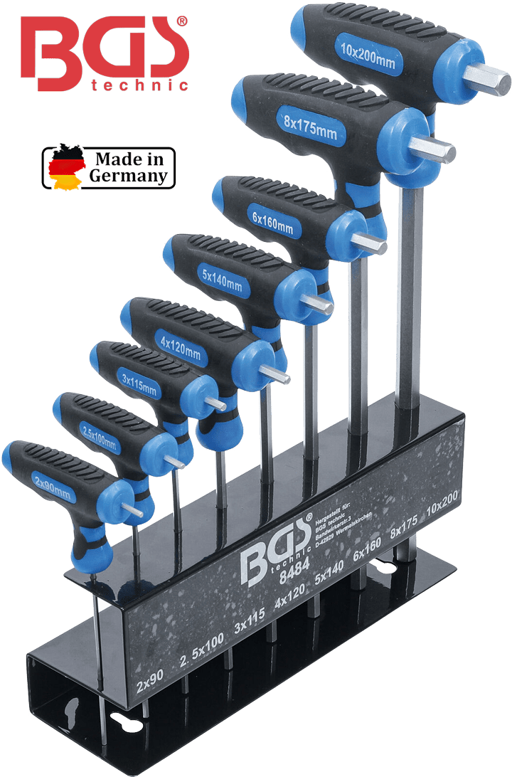 Bộ lục giác BGS 8484, BGS hexagon key wrench 8484
