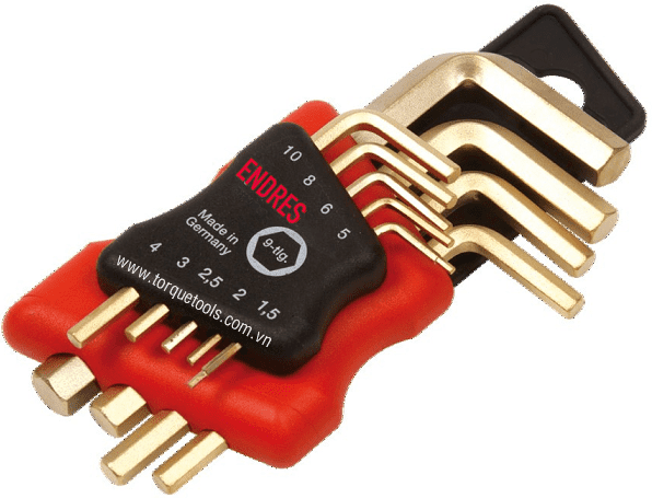 bo luc giac chong chay no Endres 0250002S, Endres non sparking hexagon key set 0250002S