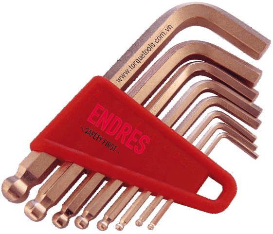 bo luc giac chong chay no Endres 0250066C, Endres non sparking hexagon key set 0250066C