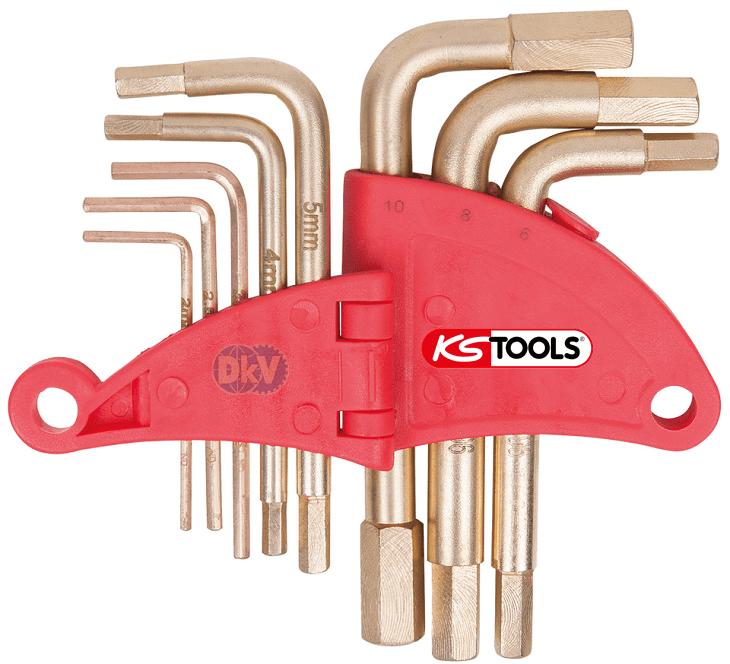 Bộ lục giác chống cháy nổ KS Tools  963.1514 , KS Toolsnon sparking hexagon key set 963.1514 