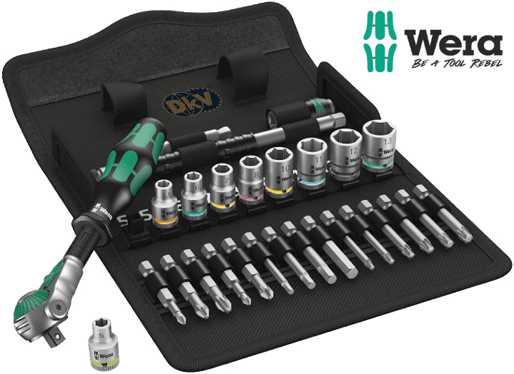 bo khau wera 05004016001, wera socket set 05004016001