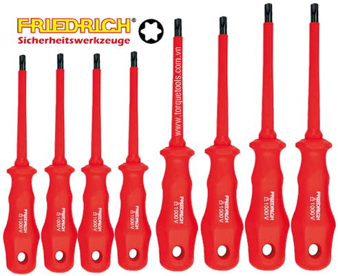 bo to vit cach dien Friedrich 202985, Friedrich VDE Screwdriver set 202985