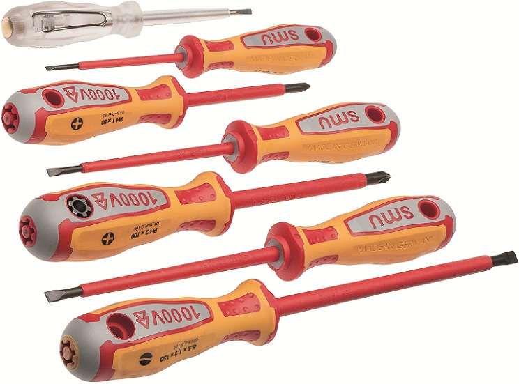 bo to vit cach dien NWS 096-8, NWS VDE Screwdriver set 096-8