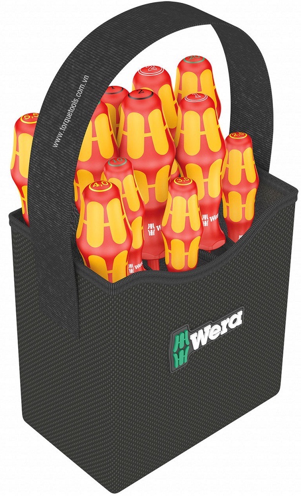bo to vit cach dien Wera 05004310001, Wera VDE Screwdriver set 05004310001