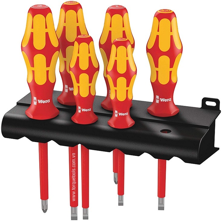 bo to vit cach dien Wera 05006145001, Wera VDE Screwdriver set 05006145001