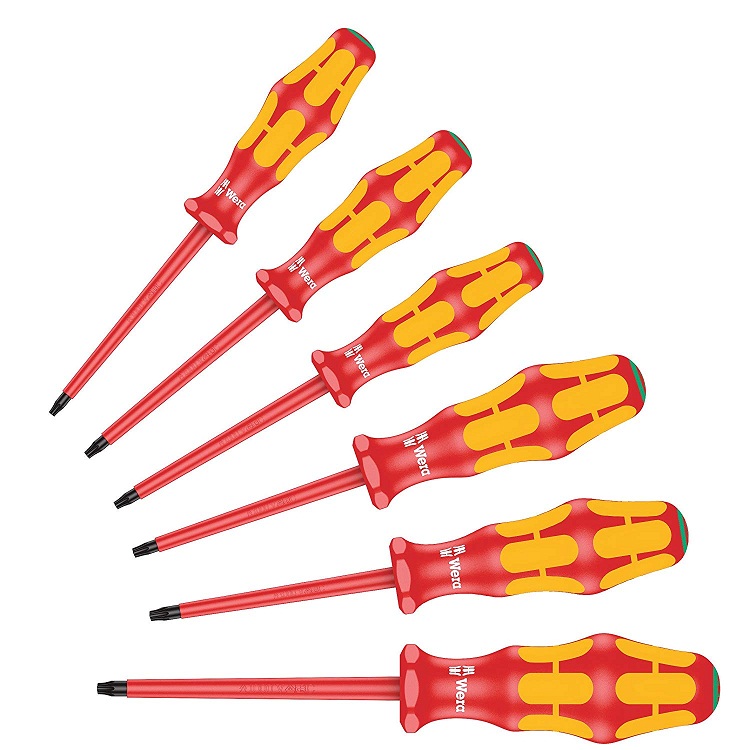 bo to vit cach dien Wera 05133356001, Wera VDE Screwdriver set 05133356001