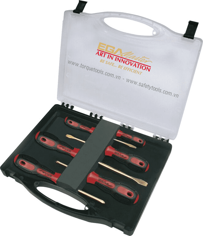 Bộ tô vít chống cháy nổ Egamaster 76467 , Egamaster non sparking screwdriver set 76467 
