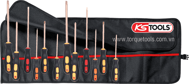 Bộ tô vít chống cháy nổ KS Tools  962.0808, KS Tools non sparking screwdriver set 962.0808