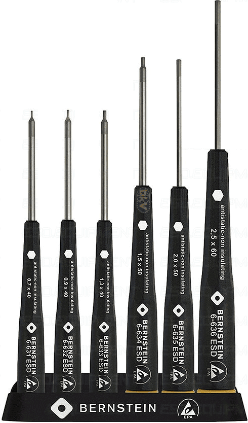 bo to vit chong tinh dien bernstein 6-630 , bernstein esd screwdriver sets 6-630