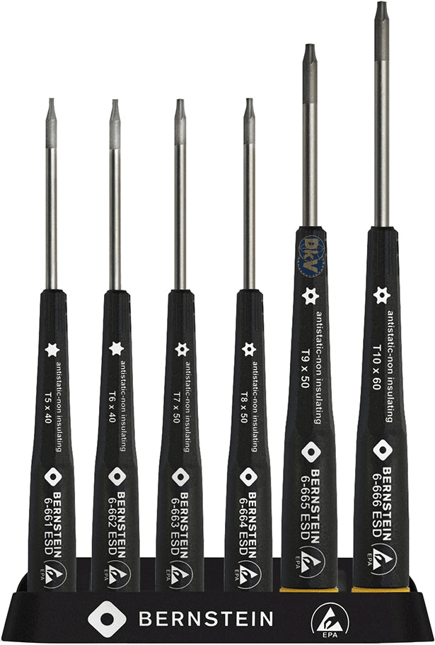 bo to vit chong tinh dien bernstein 6-660 , bernstein esd screwdriver sets 6-660