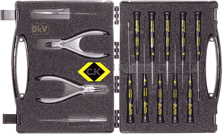 bo to vit chong tinh dien ck t3703dx , ck esd screwdriver set t3703dx