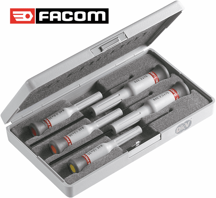 bo to vit chong tinh dien facom 84e.j1 , facom esd screwdriver slotted head 84e.j1