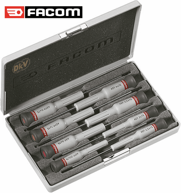 bo to vit chong tinh dien facom aef.j3 , facom esd screwdriver slotted head aef.j3