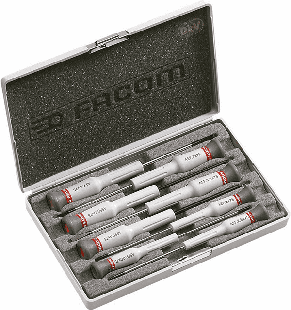 bo to vit chong tinh dien facom aef.j6 , facom esd screwdriver slotted head aef.j6