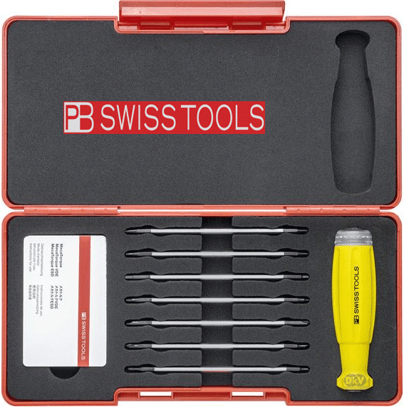 bo to vit chong tinh dien pb swiss pb 8316 set esd , pb swiss esd electronics screwdriver pb 8316 set esd